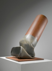 Claes Oldenburg. Fagend Study &ndash; Half Scale, 1973-75. Lead and steel filled with polyurethane foam, 73 cm x 73.3 cm x 46 cm. &copy; 1973 Claes Oldenburg Photo courtesy Pace Gallery.