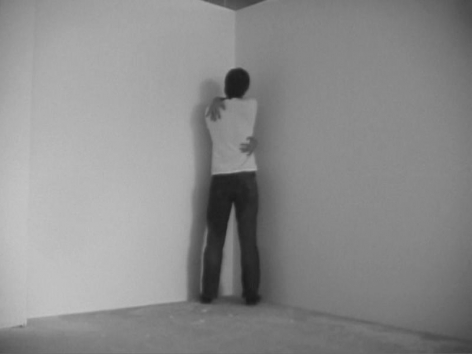 Hernan Bas. All By Myself, 2004.&nbsp;Single-channel video project b/w, silent, 1min 30sec.&nbsp;Courtesy of the artist &amp;amp; PKM Trinity&nbsp;Gallery.