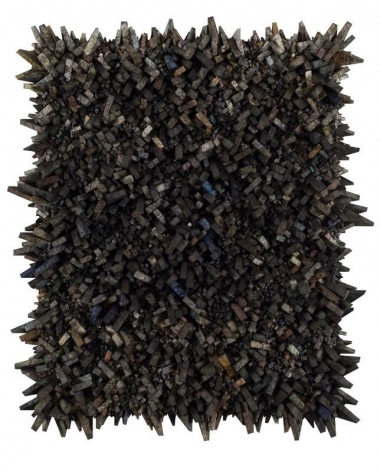 Kwang Young Chun. Aggregation18-JA009, 2018.&nbsp;Mixed media with Korean mulberry paper, 182 x 163 cm. Courtesy of the artist &amp;amp; PKM Gallery.
