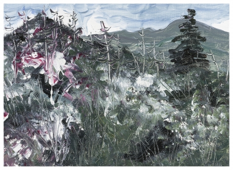 Kim Jiwon. 풍경 landscape, 2017.&nbsp;Oil on linen, 24 x 34 cm. Courtesy of the artist &amp;amp; PKM Gallery.
