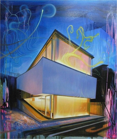 Noori Lee. House 37 (the host), 2011. Oil and acrylic on canvas, 150 x 120cm.