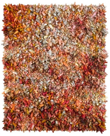 Kwang Young Chun. Aggregation18-JA013, 2018.&nbsp;Mixed media with Korean mulberry paper, 174 x 143 cm. Courtesy of the artist &amp;amp; PKM Gallery.