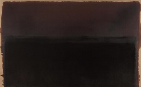 Yun Hyong-keun. Umber, 1988-1989. Oil on linen, 205 x 333.5 cm. Courtesy of Yun Seong-ryeol &amp;amp; PKM Gallery.