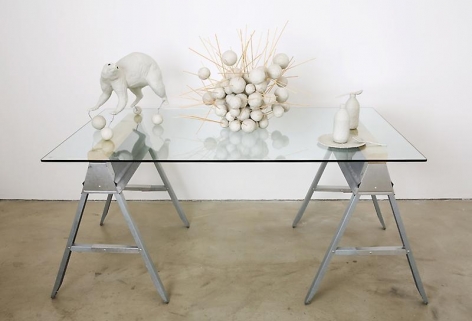Michael Joo. Relationalized, 2007.&nbsp;Hand-built plastic, bamboo, aluminum, wood, glass, 138 x 168 x 102 cm.&nbsp;Courtesy of the artist &amp;amp; PKM Gallery.