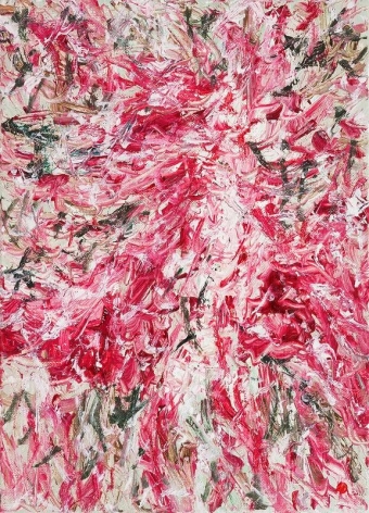 Jiwon Kim. Mendrami, 2012.&nbsp;Oil on linen, 34 x 24 cm. Courtesy of the artist &amp;amp;&nbsp;PKM Gallery.