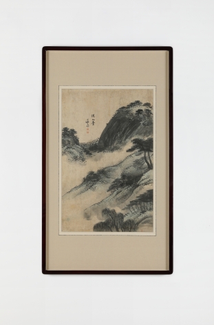 Gyeomjae Jeongseon 겸재 정선. Album of Paintings of the Eight Views in Jangdong Sesimdae 장동팔경 세심대,&nbsp;17 &ndash; 18th century,&nbsp;Ink and water colour on paper, 93 x 53.5 cm (Framed) 58 x 37 cm (work size).